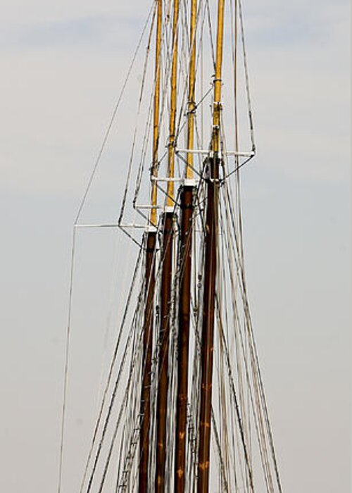 Tall Ship Greeting Card featuring the photograph Tall Tall ship by Eric Swan