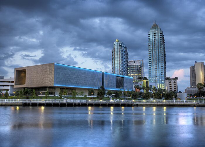 Tampa Greeting Card featuring the photograph Tampa Museum of Art by Al Hurley