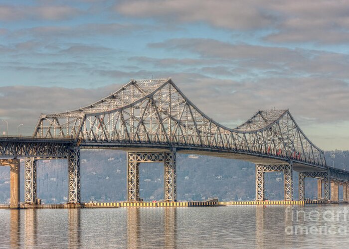 Clarence Holmes Greeting Card featuring the photograph Tappan Zee Bridge III by Clarence Holmes