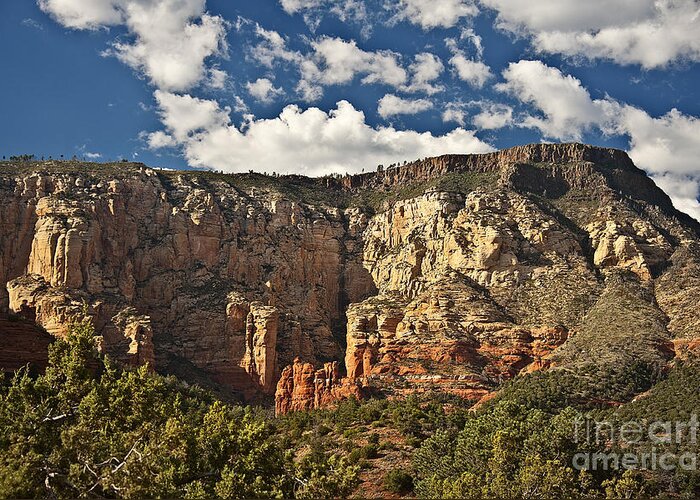 Fineartphotography Greeting Card featuring the photograph The Back Side of Sedona by Lee Craig