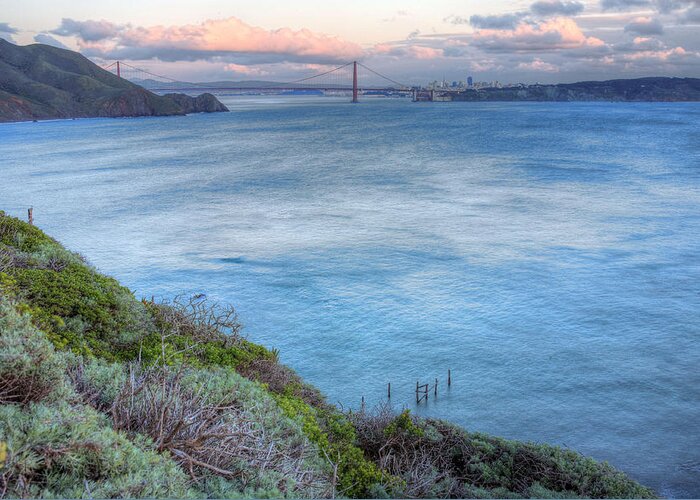 Bonita Point Greeting Card featuring the photograph The Bridge by JC Findley