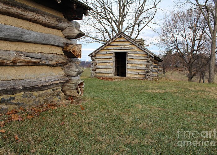 Valley Forge Greeting Card featuring the photograph The Cabins by David Jackson