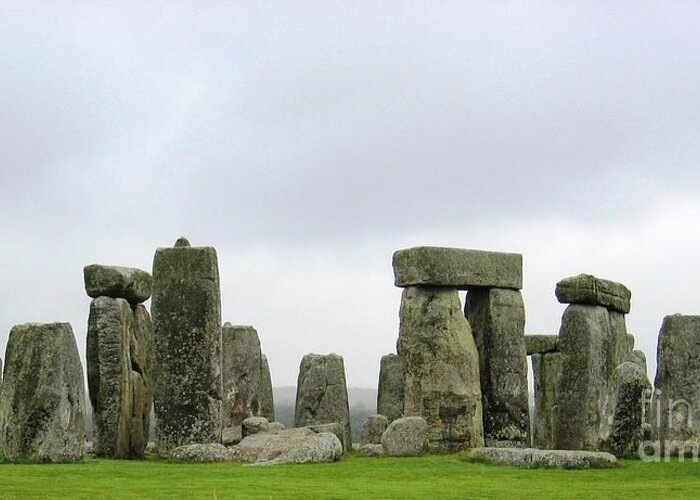 Stonehenge Greeting Card featuring the photograph The Circle by Denise Railey