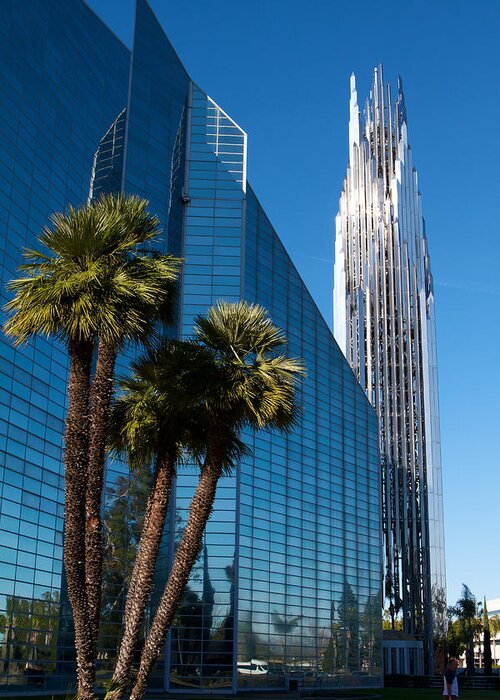 The Crystal Cathedral Greeting Card featuring the photograph The Crystal Cathedral by Duncan Selby