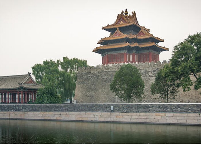 Forbidden City Greeting Card featuring the photograph The Forbidden City by Andrew Matwijec