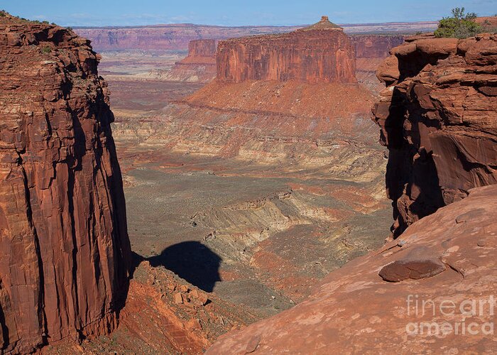 Canyonlands Greeting Card featuring the photograph His Eye is on the Sparrow by Jim Garrison