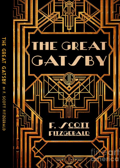 The Great Gatsby Book Cover Movie Poster Art 6 Greeting Card for Sale by  Nishanth Gopinathan