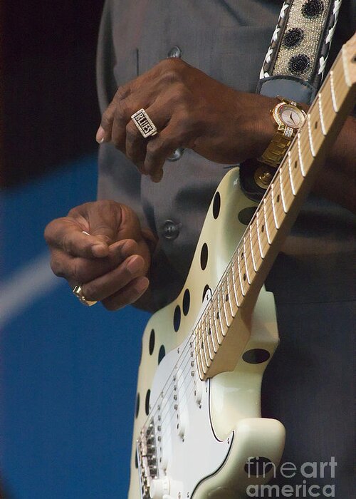 Jazz Greeting Card featuring the photograph The Hands of Buddy Guy by Craig Lovell