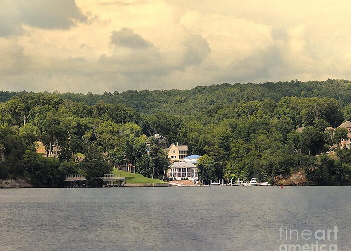 Lake Greeting Card featuring the photograph The Houses of Pickwick III by Jai Johnson