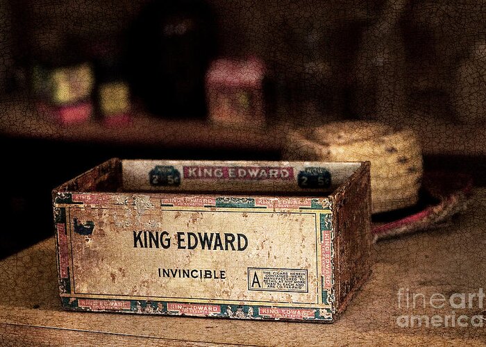 Cigar Greeting Card featuring the photograph The Invincible King Edward Cigar by T Lowry Wilson