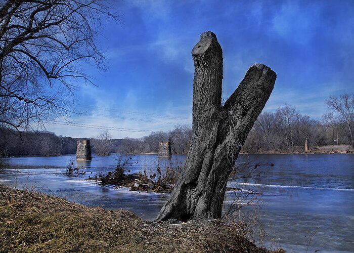 The Greeting Card featuring the photograph The James River One by Betsy Knapp
