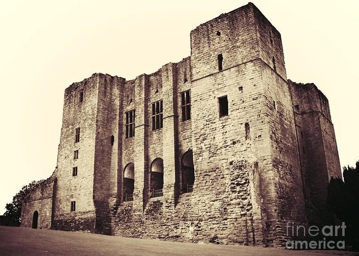 Kenilworth Greeting Card featuring the photograph The Keep by Denise Railey
