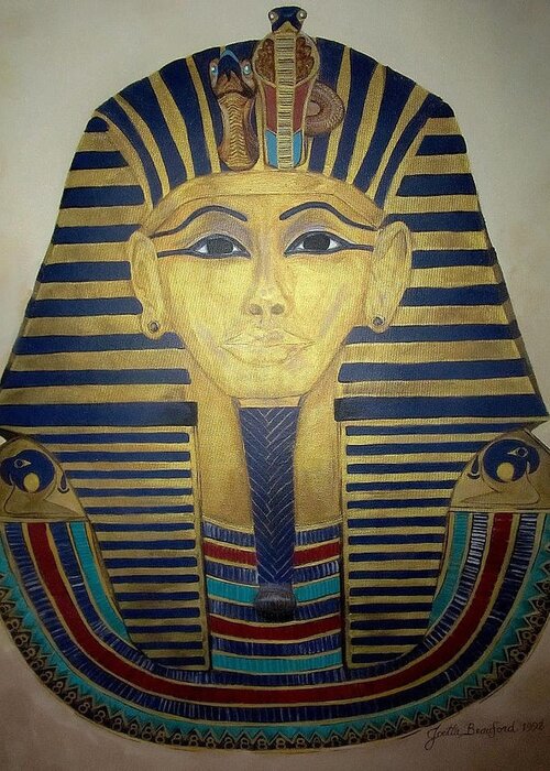 King Tut Greeting Card featuring the photograph The King by Joetta Beauford