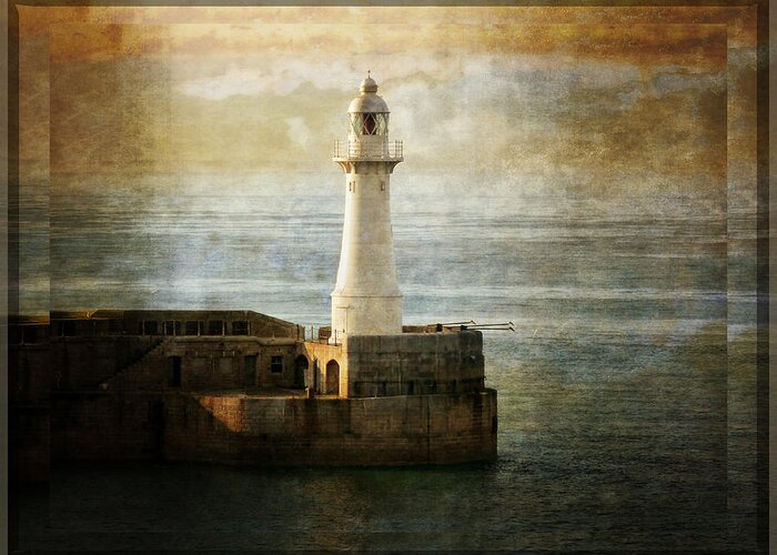 Lighthouse Greeting Card featuring the photograph The Lighthouse by Lucinda Walter