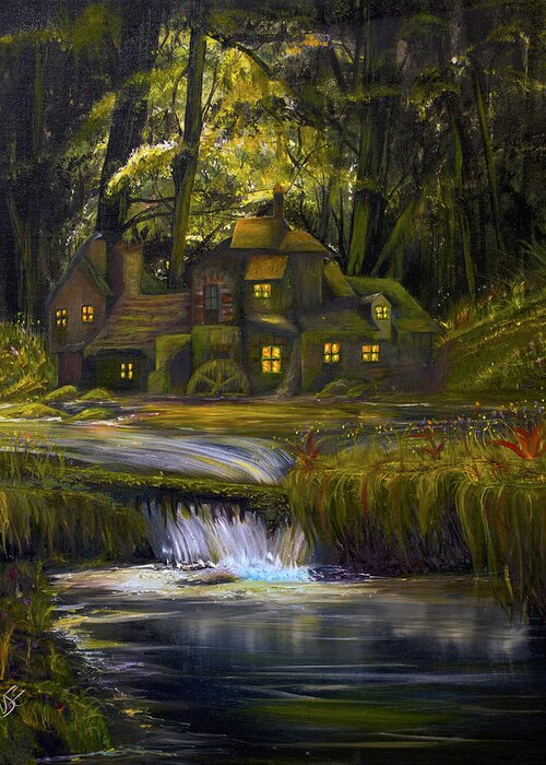 Mill Greeting Card featuring the painting The Mill by James Kruse