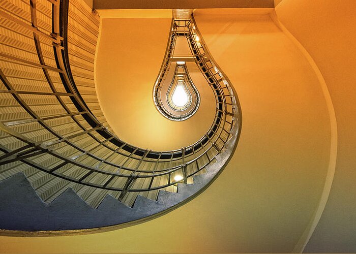 Stairs Greeting Card featuring the photograph The Pear by Anette Ohlendorf