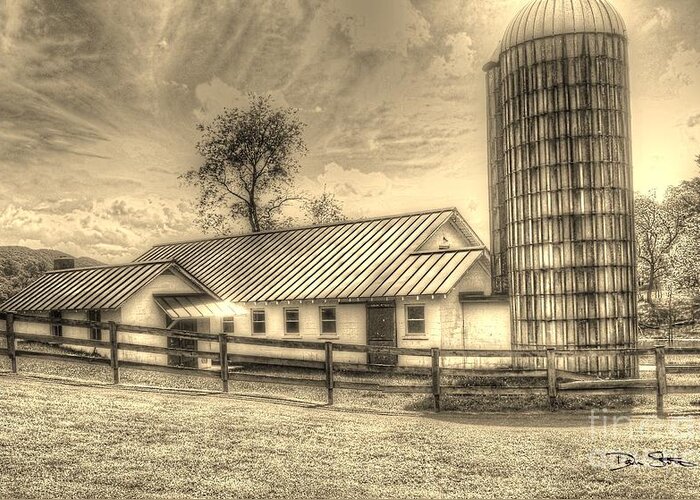 Mood Greeting Card featuring the photograph The Prep House by Dan Stone
