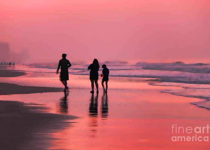 Sunrise Greeting Card featuring the photograph The Red Pail by Jeff Breiman