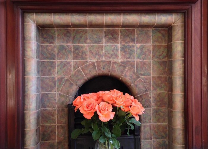 Architecture Greeting Card featuring the photograph The Rose Hearth by Kate Gibson Oswald