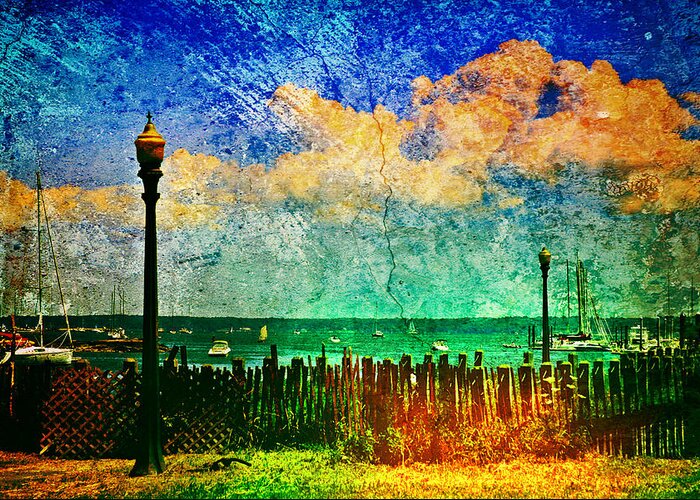 Mamaroneck Greeting Card featuring the photograph The Salty Air Sea Breeze In Her Hair III by Aurelio Zucco