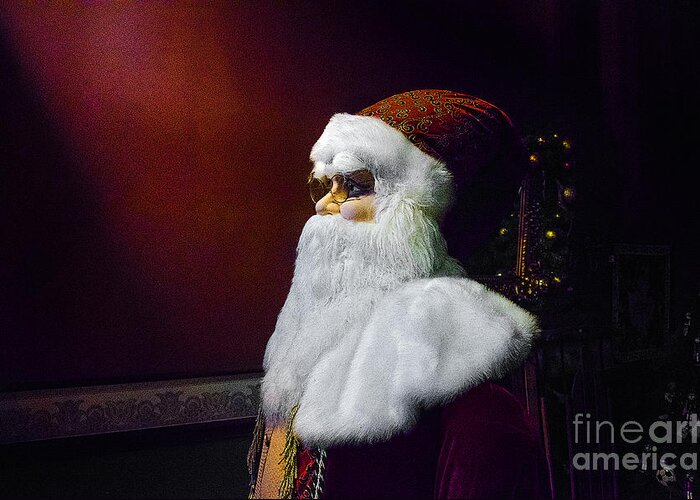 Santa Greeting Card featuring the photograph The Spirit Of Christmas by Paul Mashburn