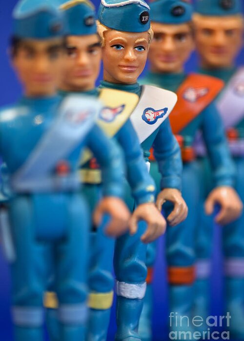 Thunderbirds Greeting Card featuring the photograph The Tracy Brothers by David Lichtneker