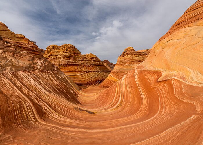 Arizona Greeting Card featuring the photograph The Wave by Dustin LeFevre