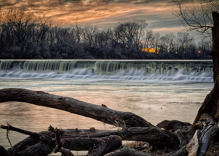 Indiana Greeting Card featuring the photograph The White River by Ron Pate