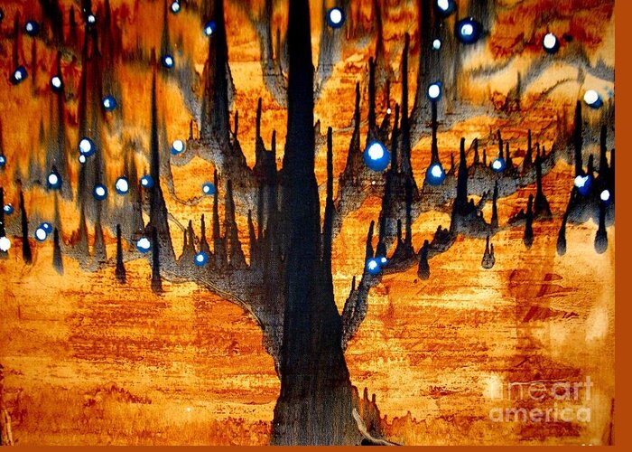 Tree Greeting Card featuring the painting Touched by Amy Sorrell