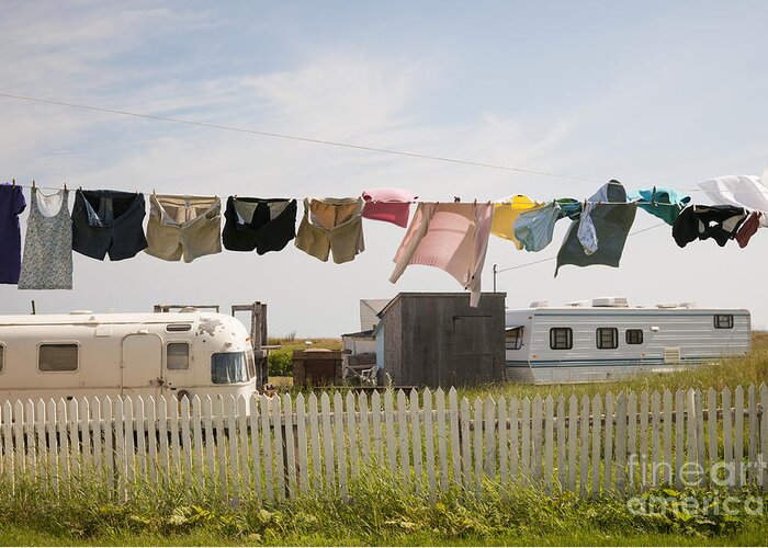 Trailers Greeting Card featuring the photograph Trailers in North Rustico by Elena Elisseeva