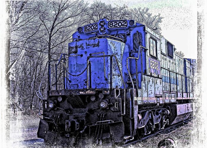 Transportation Greeting Card featuring the photograph Train Series by Marcia Lee Jones