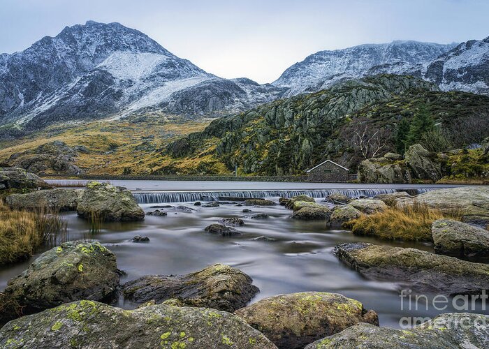 Lake Greeting Card featuring the photograph Tryfan by Ian Mitchell