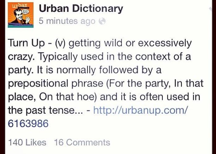 Turnup Haha Urban Dictionary Greeting Card For Sale By Leah