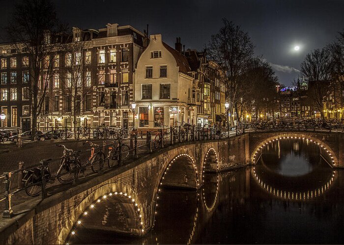 Amsterdam Greeting Card featuring the photograph Twilight by Shari Mattox
