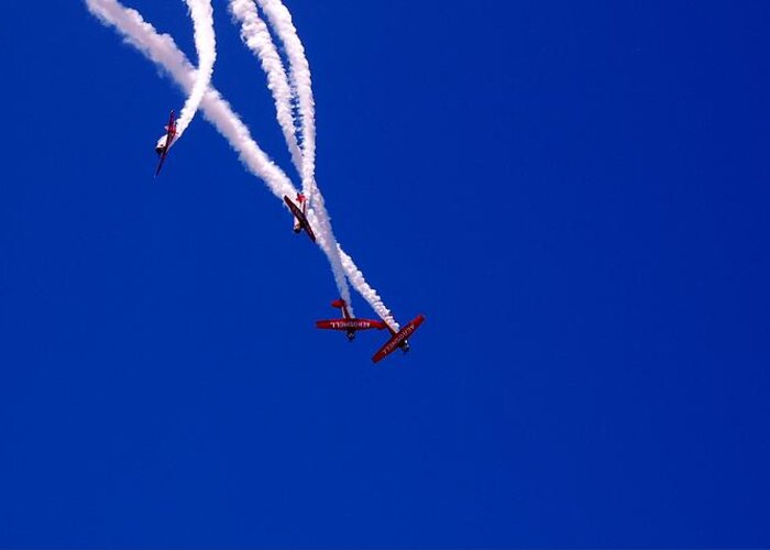 Airplanes Greeting Card featuring the photograph Twist and Turns by Christopher James