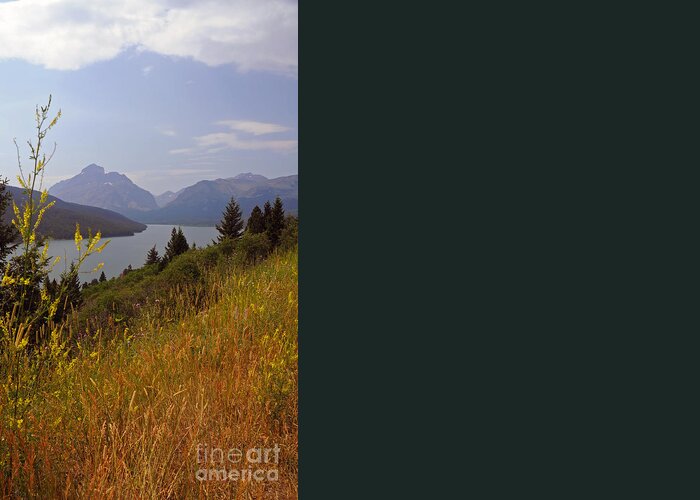 Two Medicine Greeting Card featuring the photograph Two Medicine Area - Glacier by Cindy Murphy - NightVisions 