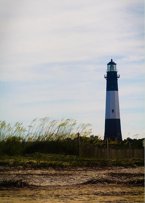 Tybee Greeting Card featuring the photograph Tybee Island Lighthouse by Jessica Brawley