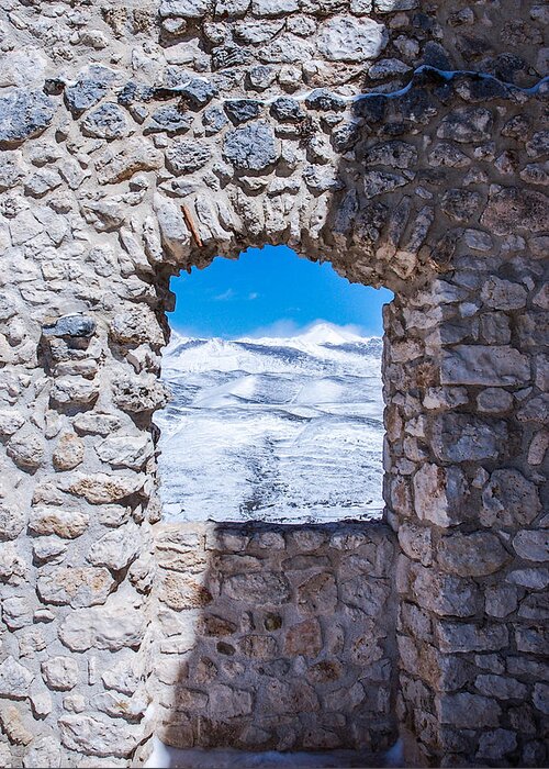 Italy Greeting Card featuring the photograph A window on the world by AM FineArtPrints