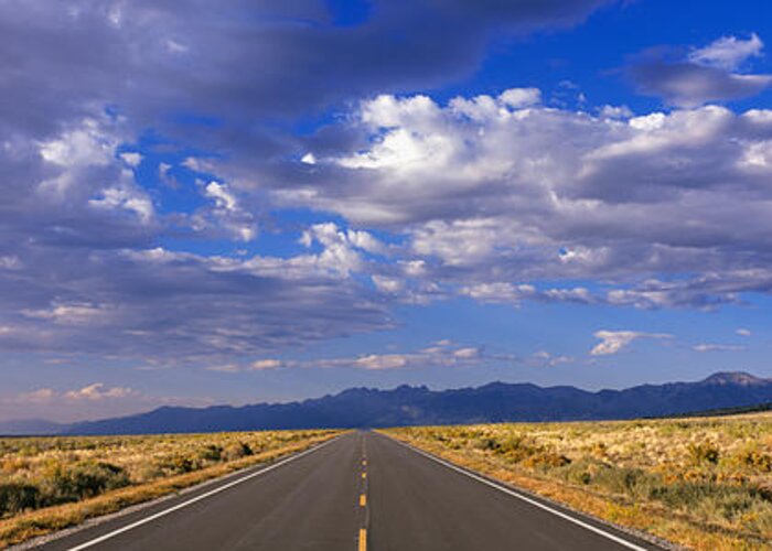 Photography Greeting Card featuring the photograph Us Highway 160 Through Great Sand Dunes by Panoramic Images