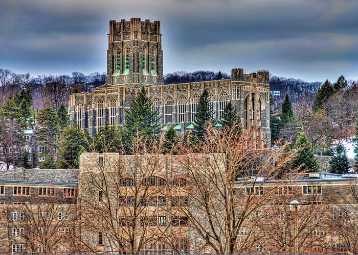 West Point Greeting Card featuring the photograph USMA Cadet Chapel by Dan McManus