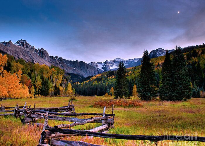 Landscape Greeting Card featuring the photograph Valley of Mt Sneffels by Steven Reed