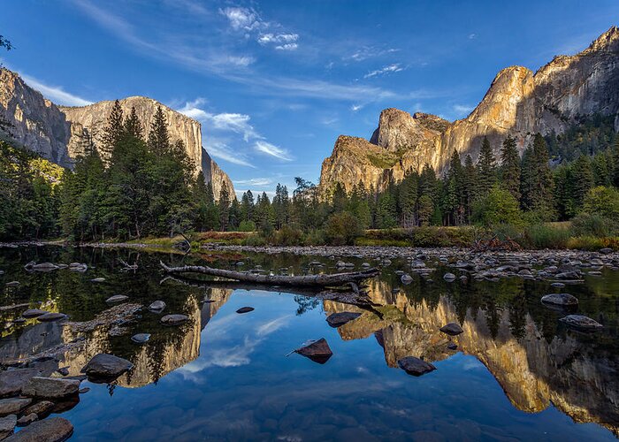 California Greeting Card featuring the photograph Valley View I by Peter Tellone