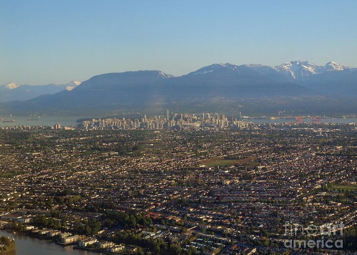 Vancouver Greeting Card featuring the photograph Vancouver at a Glance by Vivian Martin