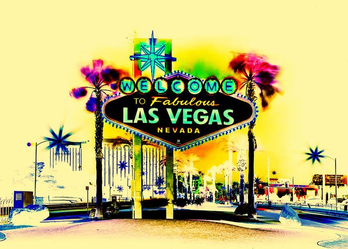 Las Vegas Greeting Card featuring the photograph Vegas Weekends by Az Jackson