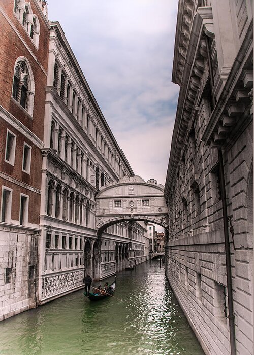 Canal Greeting Card featuring the photograph Venice by Mickey Clausen