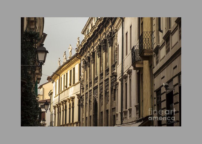 Italy Greeting Card featuring the photograph Vicenza by Prints of Italy