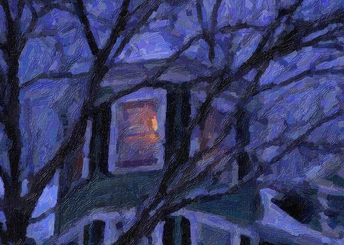 Brattleboro Vermont Greeting Card featuring the photograph Victorian Window by Tom Singleton