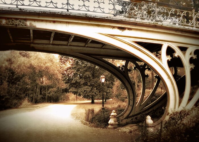 Gothic Greeting Card featuring the photograph Vintage Gothic Bridge by Jessica Jenney