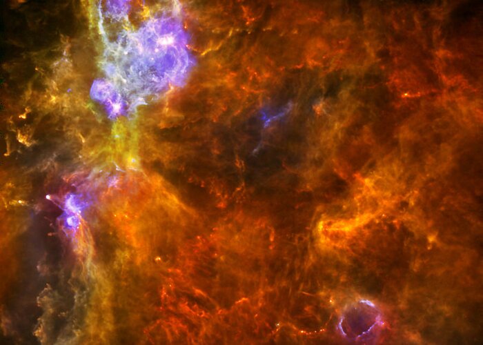 Science Greeting Card featuring the photograph W3 Nebula by Science Source