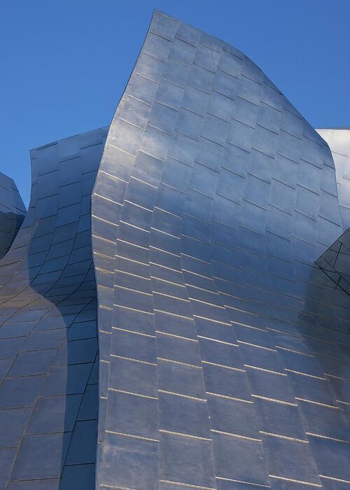 Stainless Greeting Card featuring the photograph Walt Disney Concert Hall by Mark Williamson